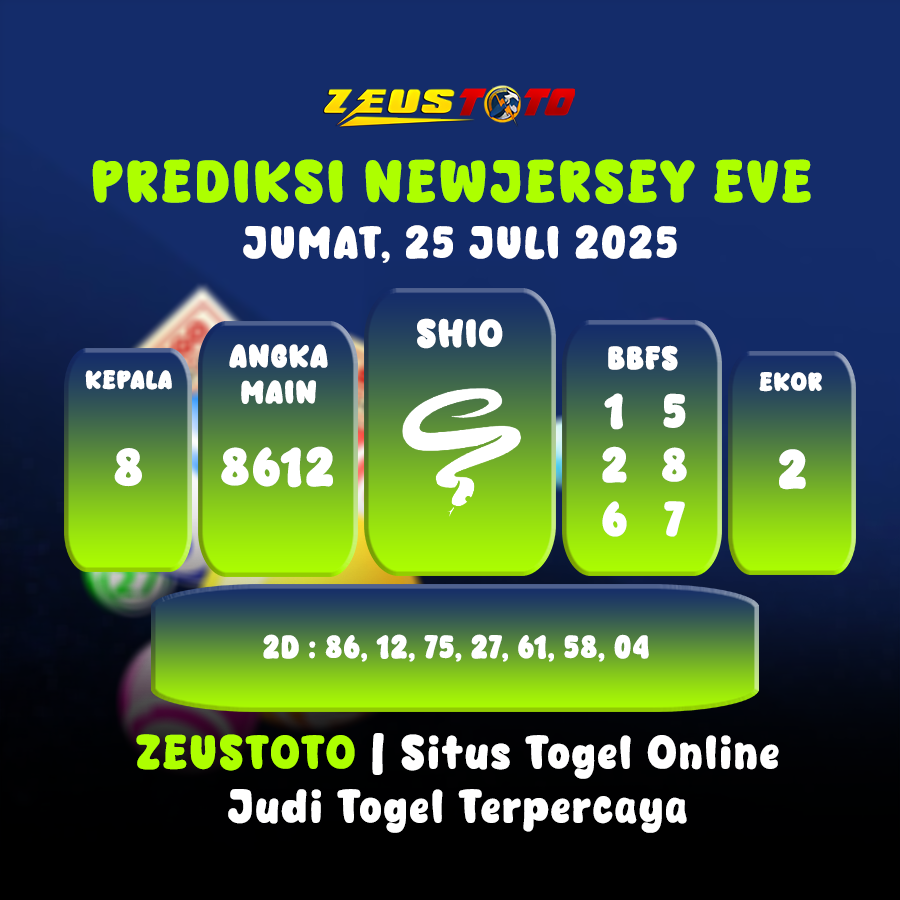 PREDIKSI NEWJERSEYEVE POOL 25 JULI 2025