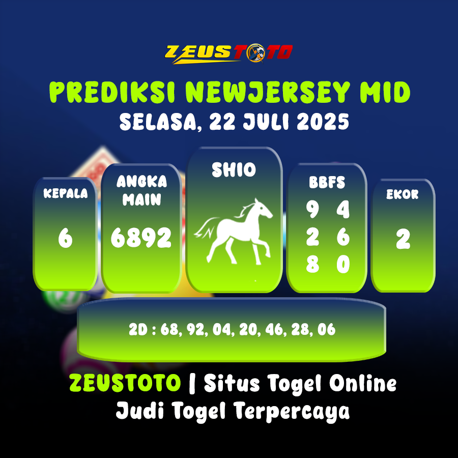 PREDIKSI NEWJERSEYMID POOL 22 JULI 2025