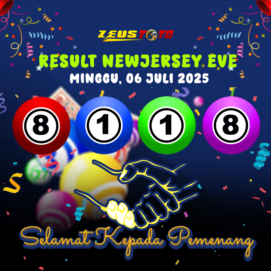 RESULT NEWJERSEYEVE POOL 06 JULI 2025