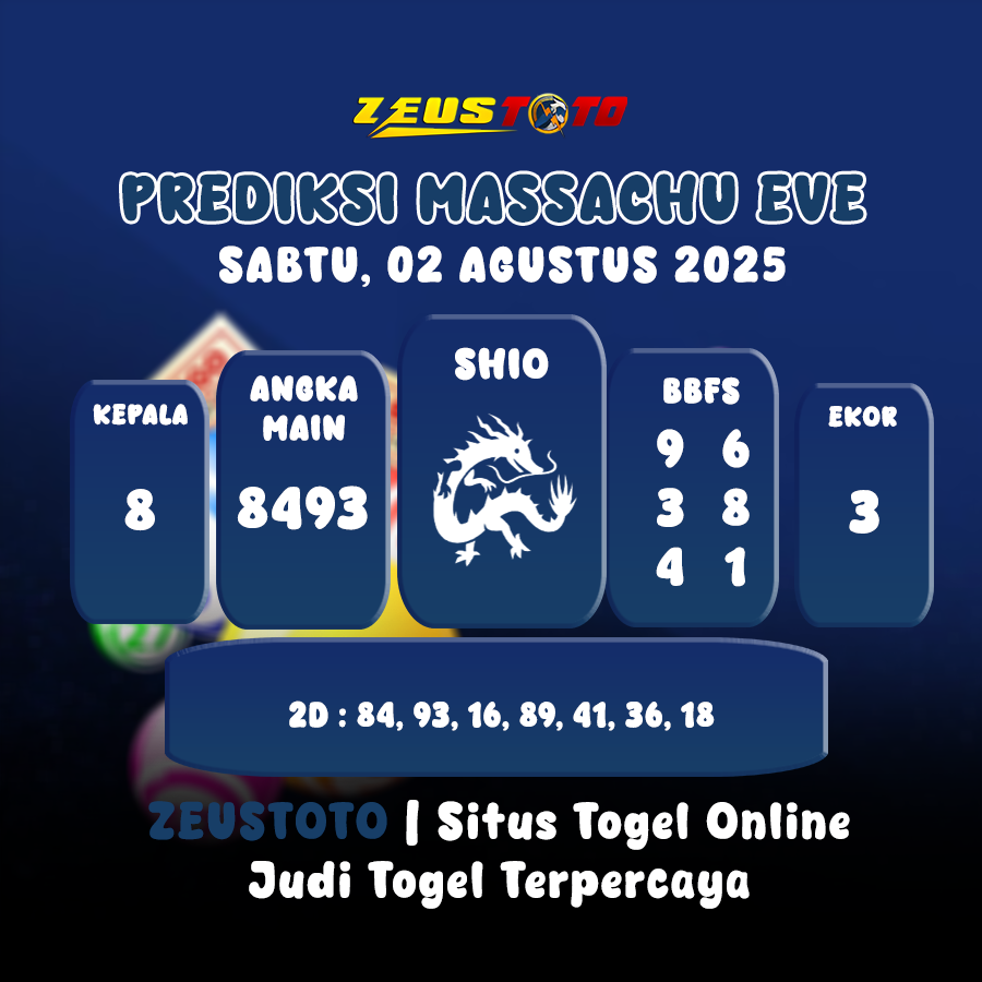 PREDIKSI MASSACHUEVE POOL 02 AGUSTUS 2025