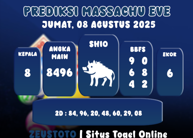 PREDIKSI MASSACHUEVE POOL 08 AGUSTUS 2025