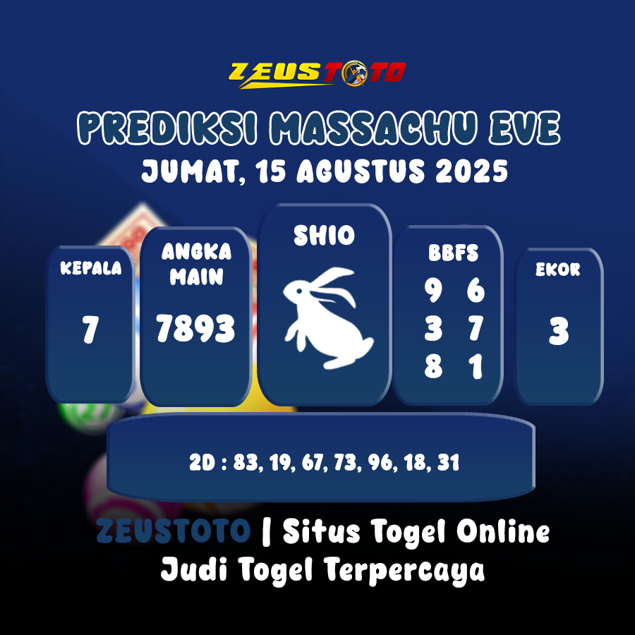 PREDIKSI MASSACHUEVE POOL 15 AGUSTUS 2025