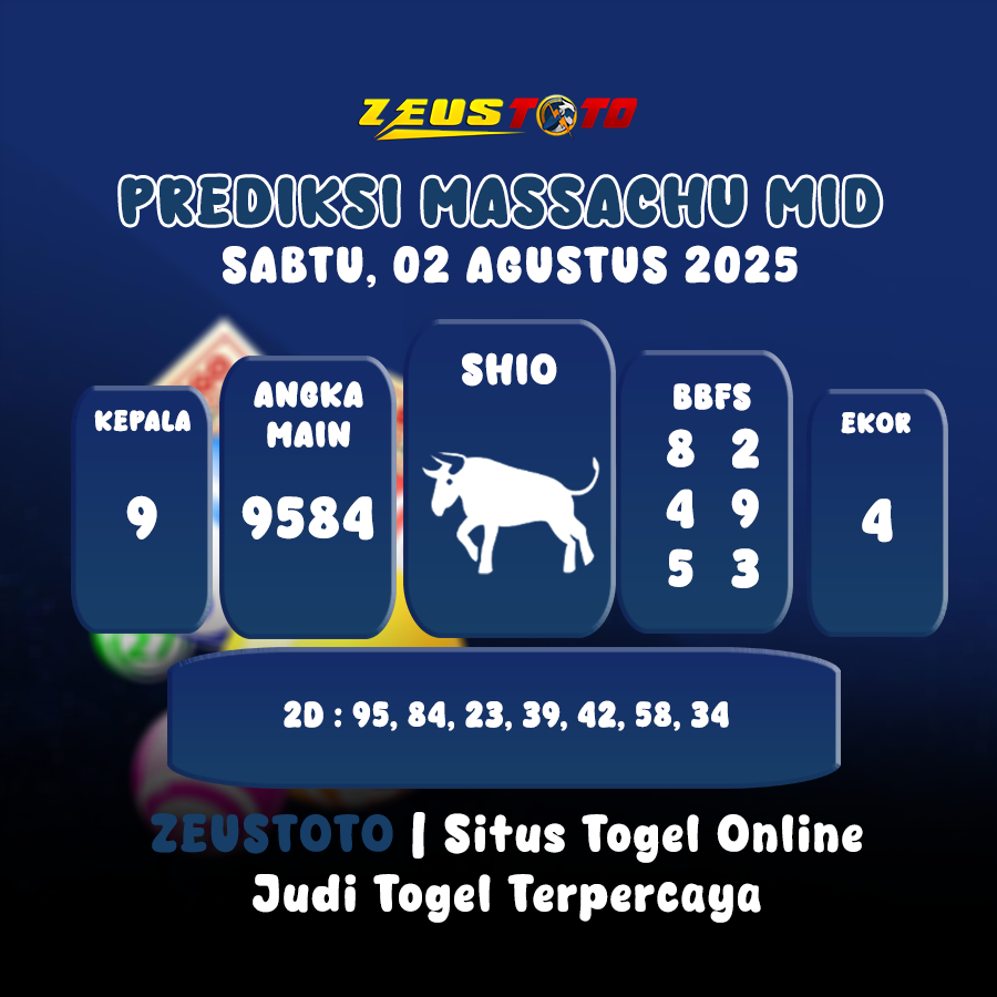 PREDIKSI MASSACHUMID POOL 02 AGUSTUS 2025