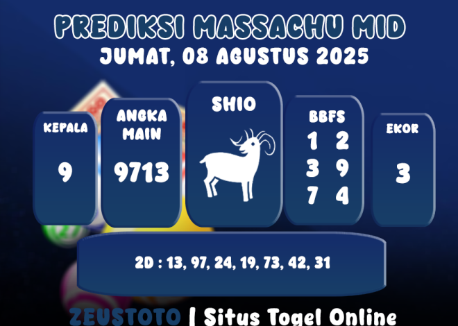 PREDIKSI MASSACHUMID POOL 08 AGUSTUS 2025