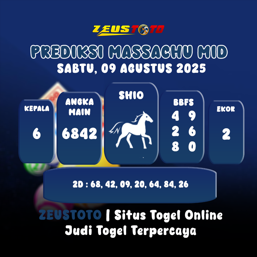 PREDIKSI MASSACHUMID POOL 09 AGUSTUS 2025