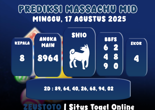 PREDIKSI MASSACHUMID POOL 17 AGUSTUS 2025