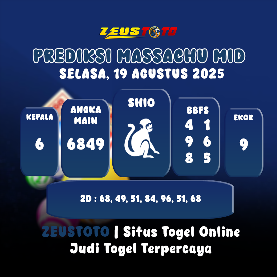 PREDIKSI MASSACHUMID POOL 19 AGUSTUS 2025