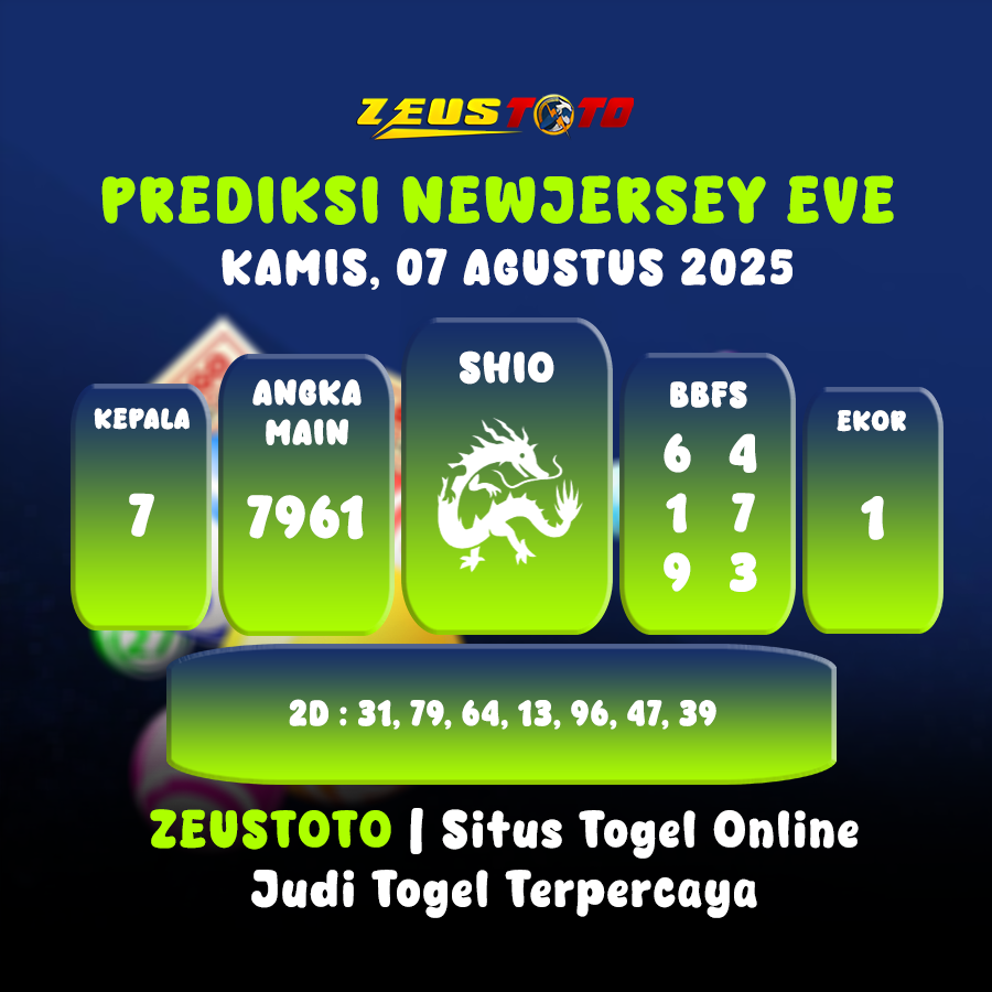 PREDIKSI NEWJERSEYEVE POOL 07 AGUSTUS 2025