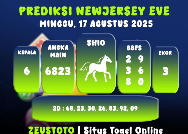PREDIKSI NEWJERSEYEVE POOL 17 AGUSTUS 2025
