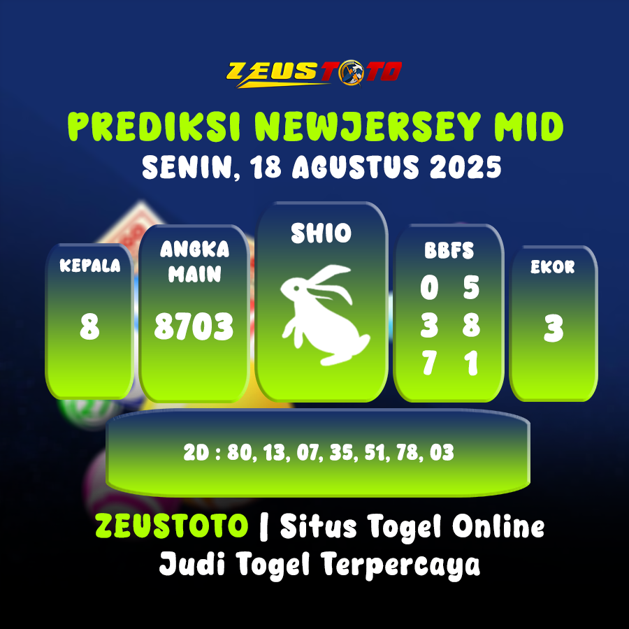 PREDIKSI NEWJERSEYMID POOL 18 AGUSTUS 2025
