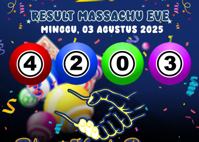 RESULT MASSACHUEVE POOL 03 AGUSTUS 2025