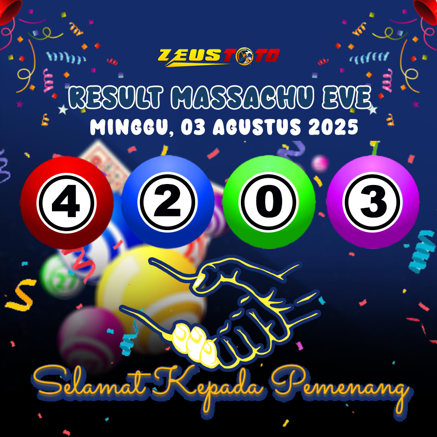 RESULT MASSACHUEVE POOL 03 AGUSTUS 2025