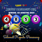 RESULT MASSACHUMID POOL 03 AGUSTUS 2025