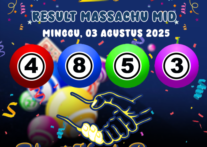 RESULT MASSACHUMID POOL 03 AGUSTUS 2025