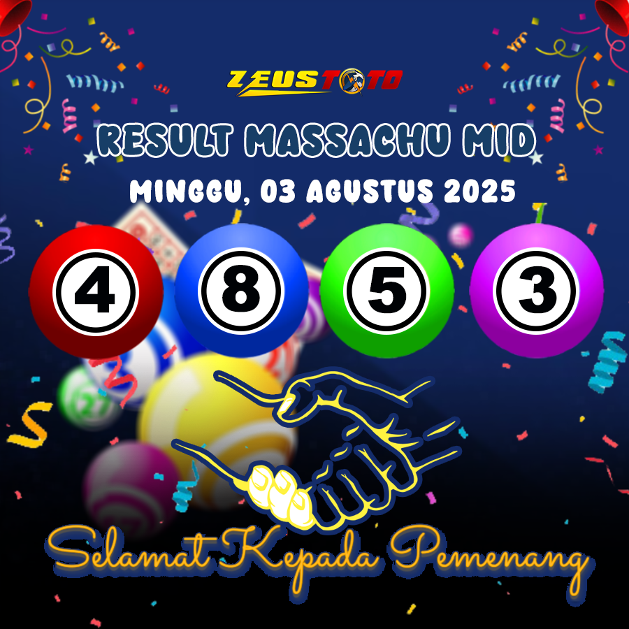 RESULT MASSACHUMID POOL 03 AGUSTUS 2025