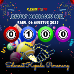 RESULT MASSACHUMID POOL 06 AGUSTUS 2025