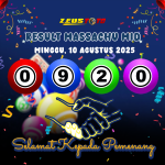 RESULT MASSACHUMID POOL 10 AGUSTUS 2025