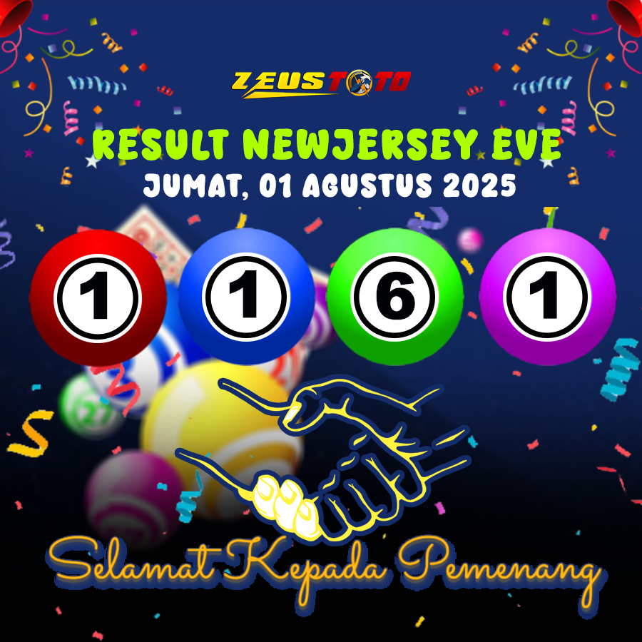RESULT NEWJERSEYEVE POOL 01 AGUSTUS 2025