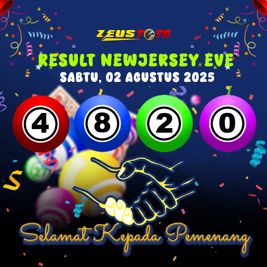 RESULT NEWJERSEYEVE POOL 02 AGUSTUS 2025