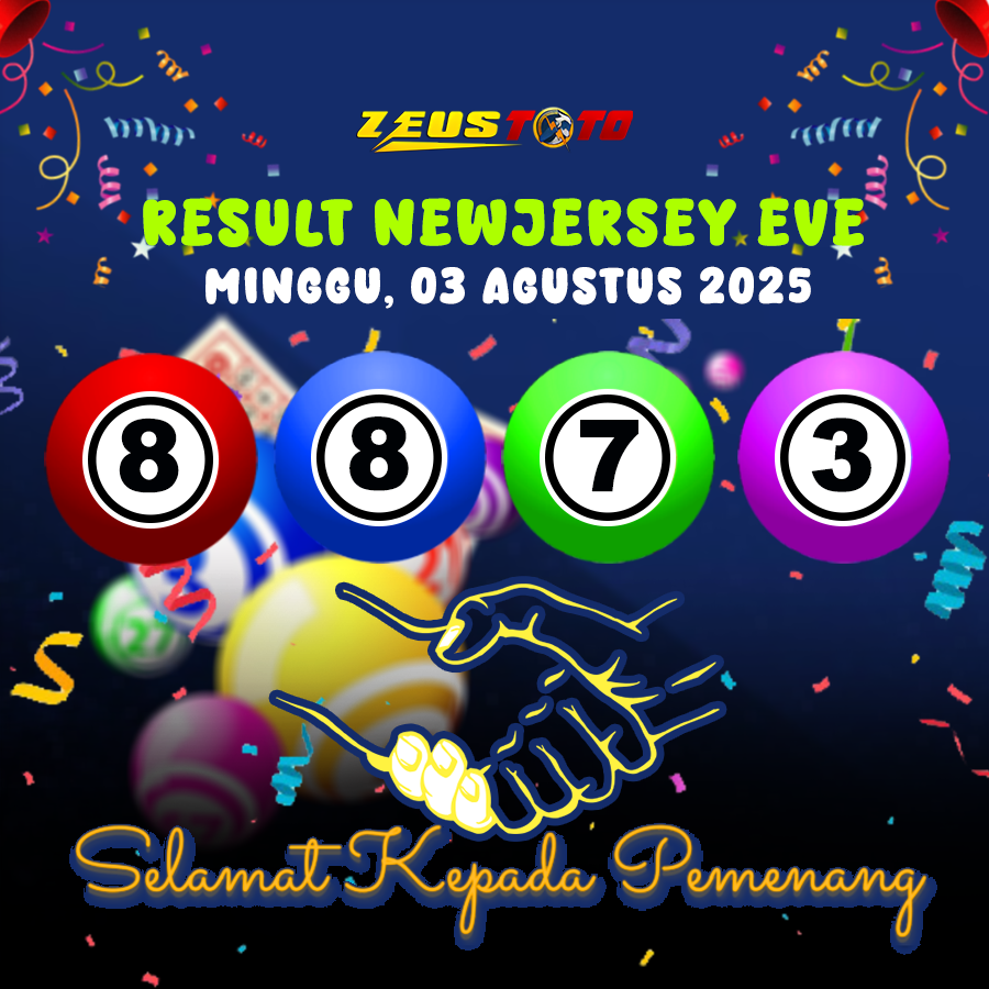 RESULT NEWJERSEYEVE POOL 03 AGUSTUS 2025