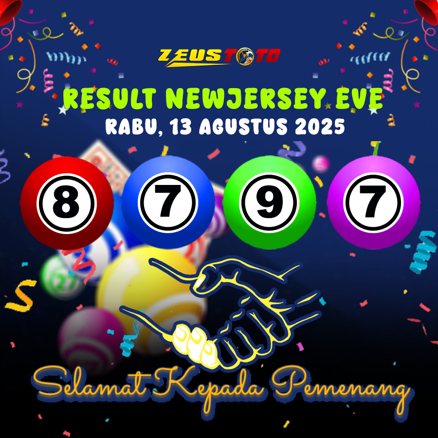 RESULT NEWJERSEYEVE POOL 13 AGUSTUS 2025
