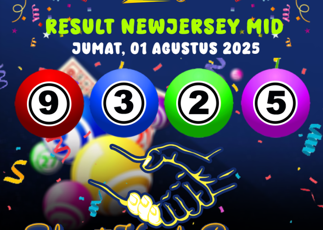 RESULT NEWJERSEYMID POOL 01 AGUSTUS 2025
