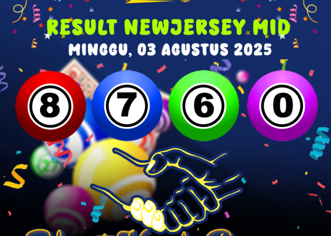 RESULT NEWJERSEYMID POOL 03 AGUSTUS 2025