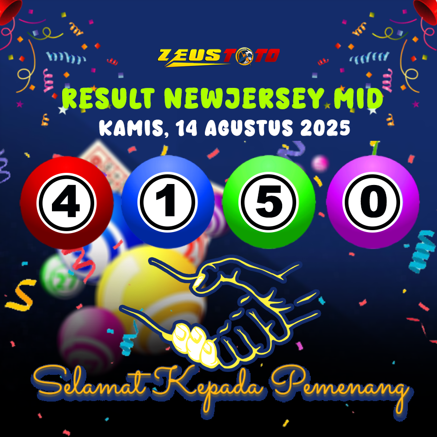 RESULT NEWJERSEYMID POOL 14 AGUSTUS 2025